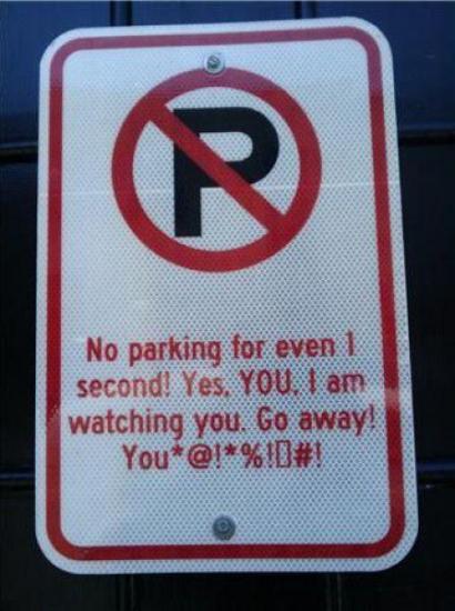 Nie ma parkowania nawet na sekund!