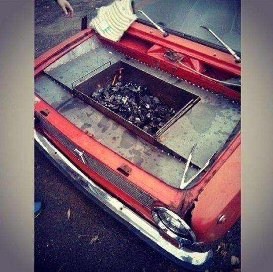 Auto na wgiel