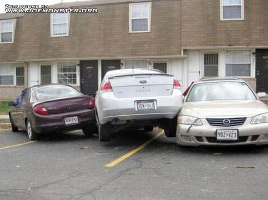 cisk na parkingu